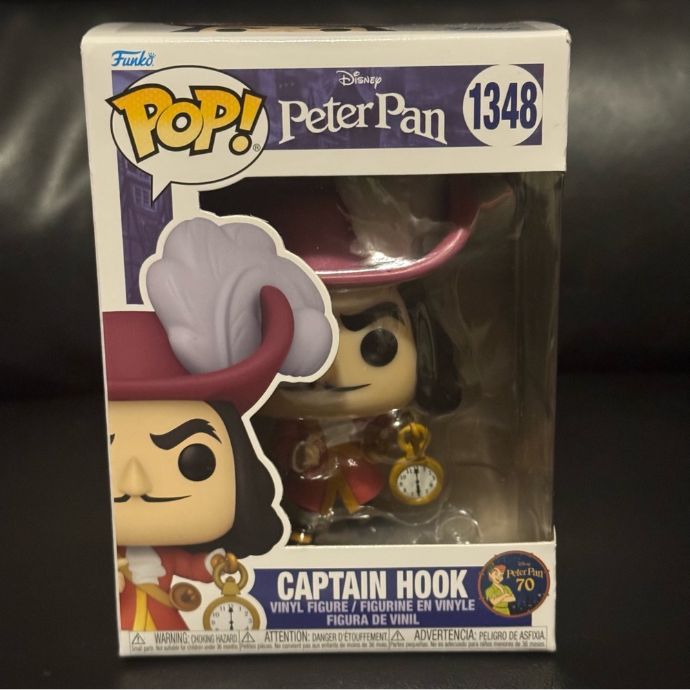 Disney Captain Hook Funko Pop! with Hat and Watch
